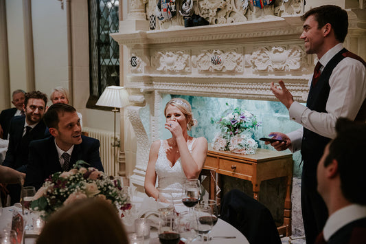 Lauren and Lucas wedding flowers at Denton Hall, Ilkley.
