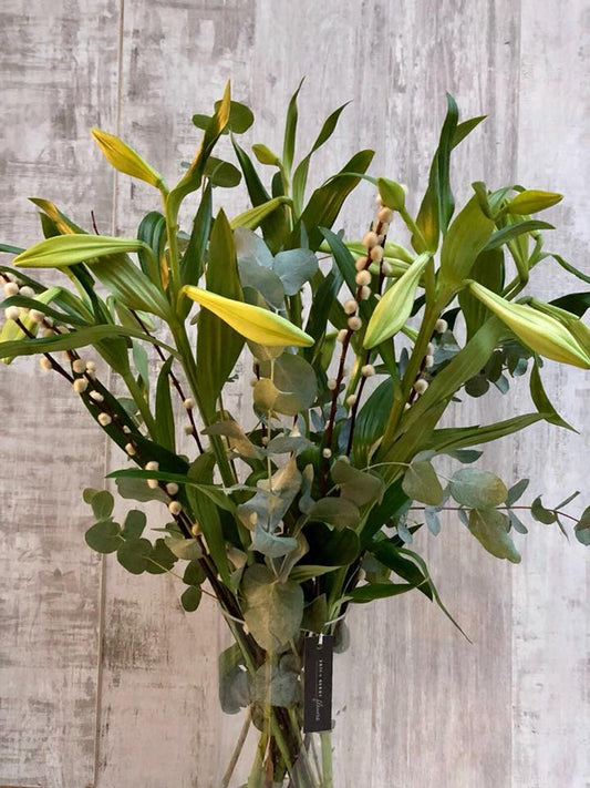 Lilies and Foliage Bouquet