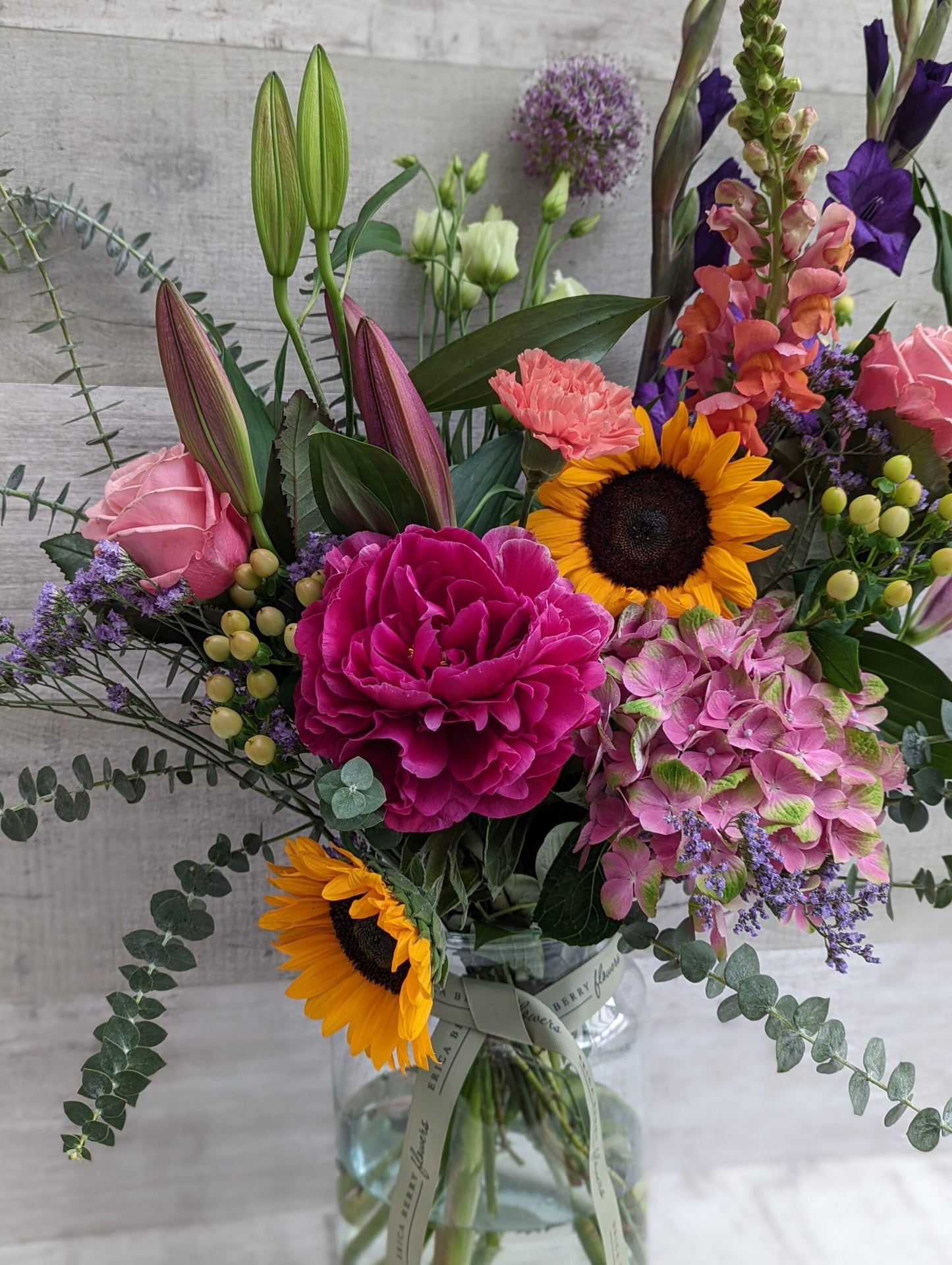 Vase Arrangement with or without Lilies