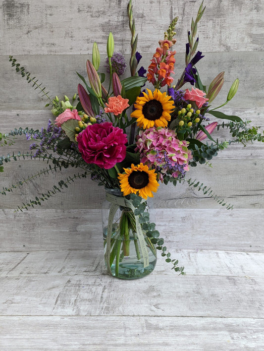 Vase Arrangement with or without Lilies