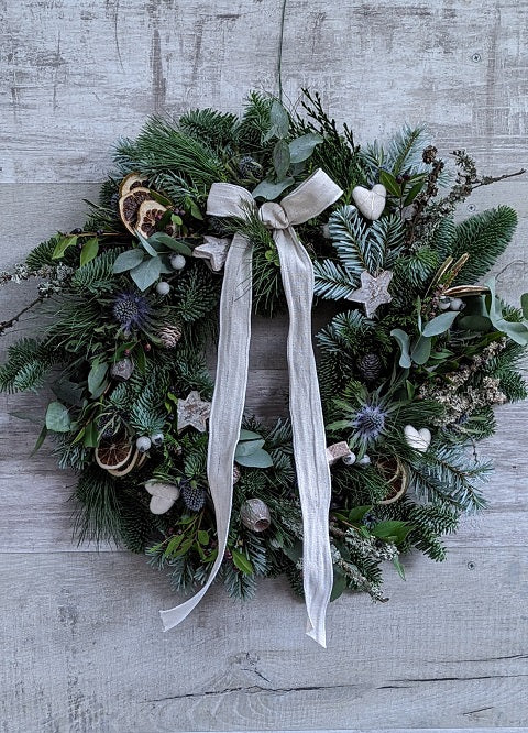 Myrtle and Cashmere Door Wreath