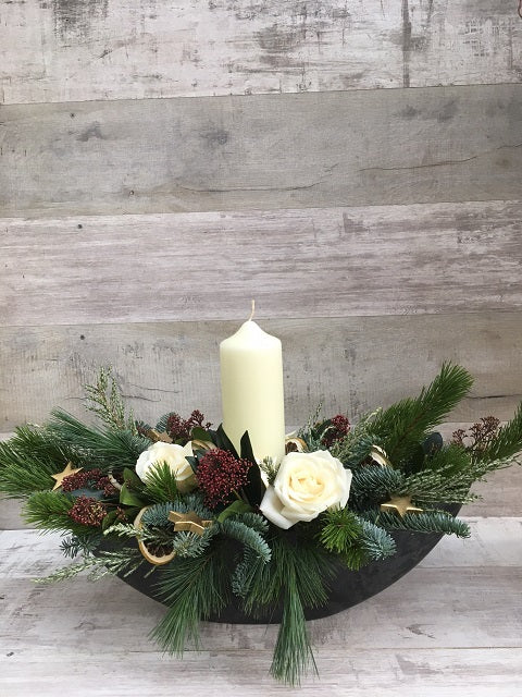 Christmas Candle Arrangement